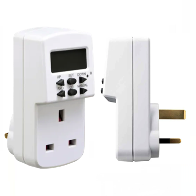 Masterplug TES7 7 Days Programmable Electronic Timer WHITE